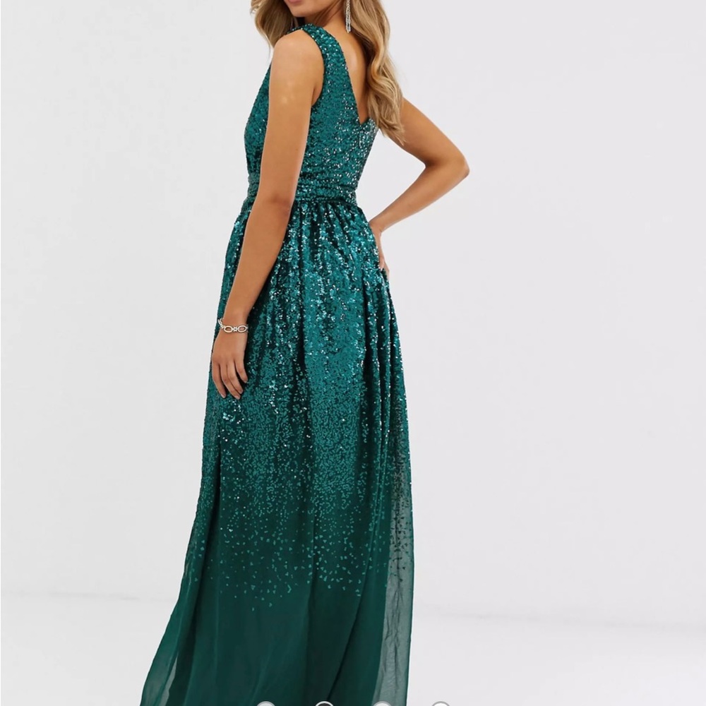 Green sequin dress - Picture 2 of 4